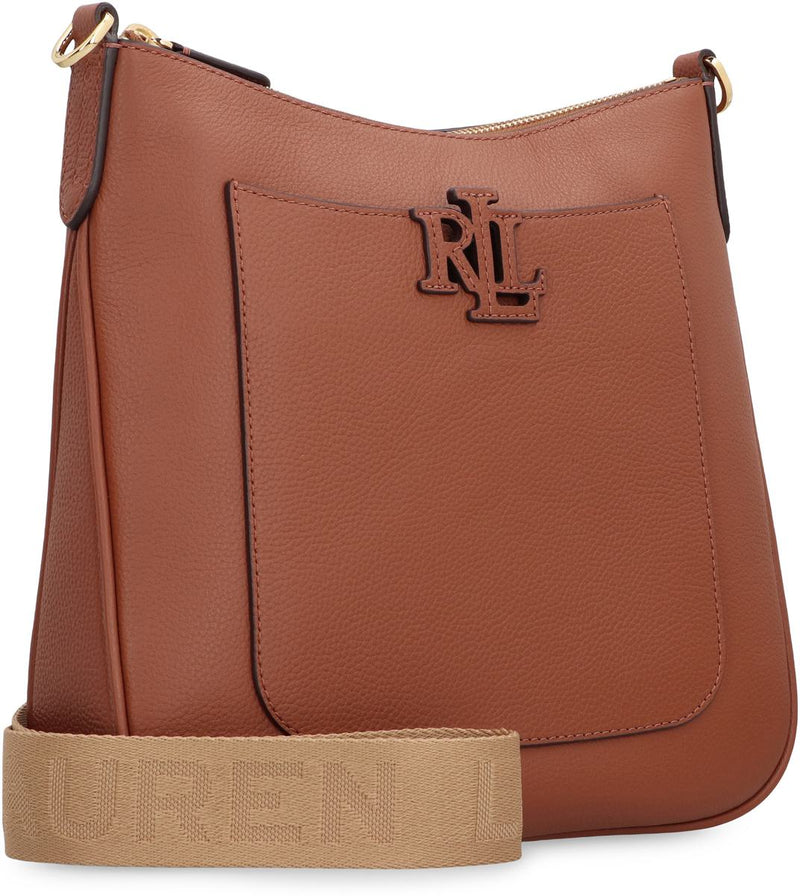 Ralph Lauren Large Cameryn Bag In Hammered Leather