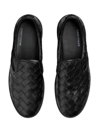 Bottega Veneta Sawyer Braided Slip On Sneakers Shoes