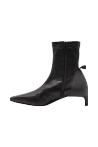 Courrèges Scuba Stretch Leather Ankle Boots Shoes