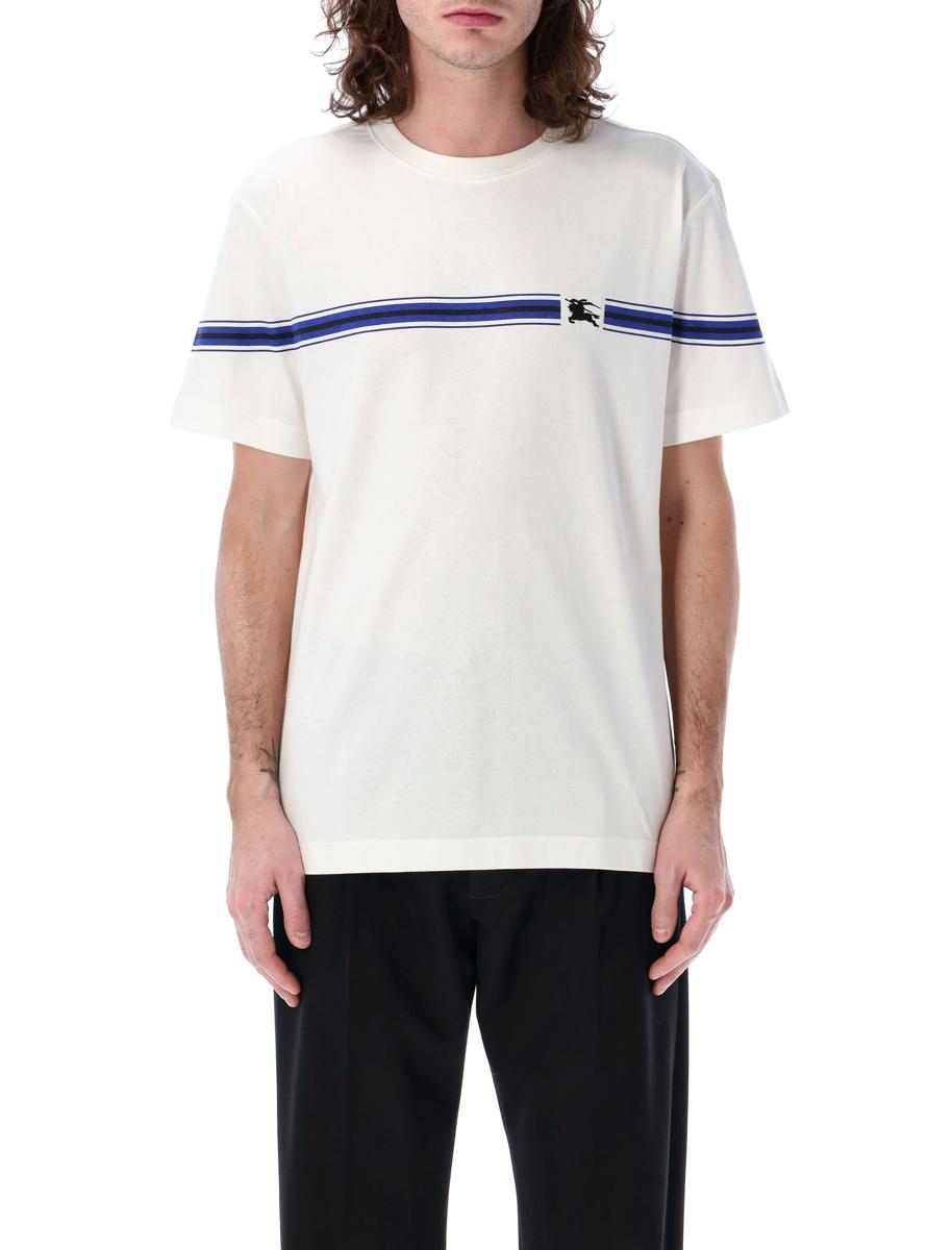 Burberry Striped Cotton T-Shirt