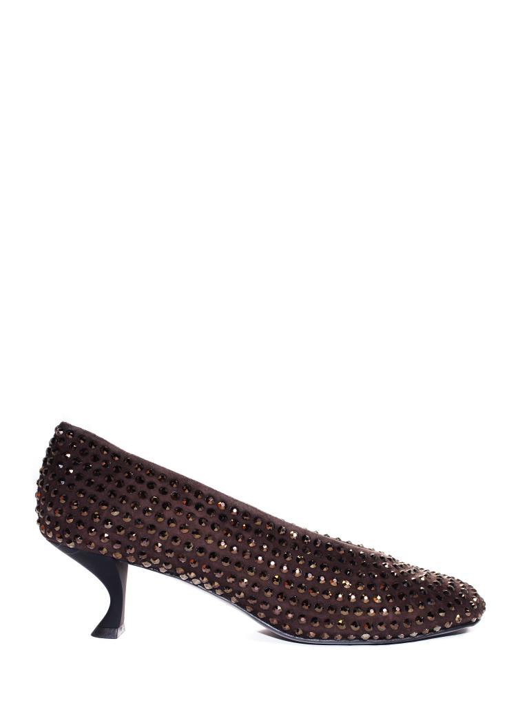 La Rose Pumps Crystal Brown