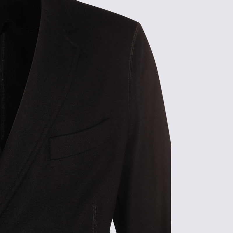 Giorgio Armani Black Cashmere Blazer