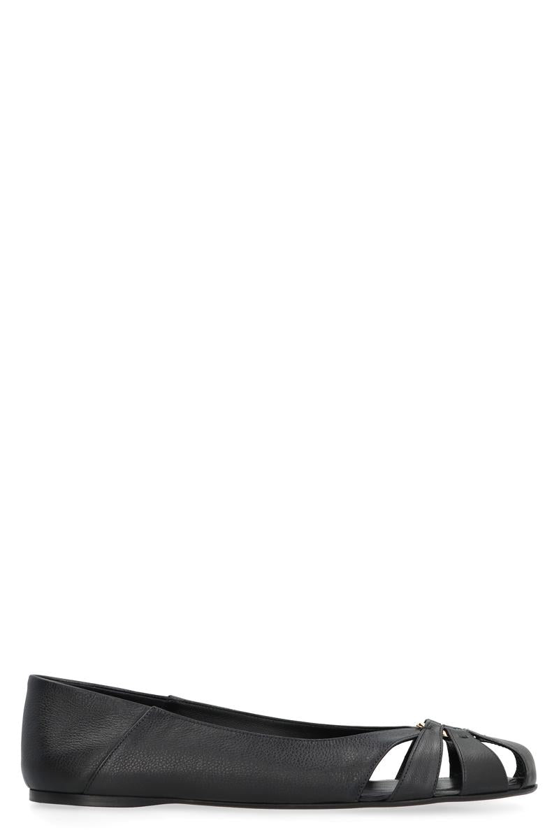 Salvatore Ferragamo Leather Ballet Flats