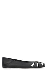 Salvatore Ferragamo Leather Ballet Flats