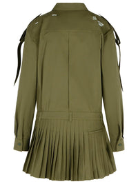 Off-White 'Savannah' Green Cotton Dress