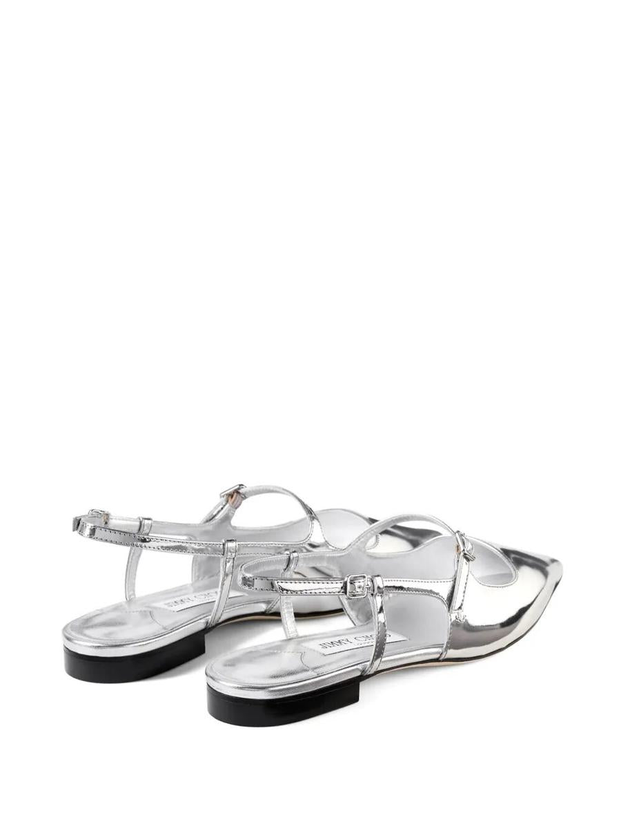 Jimmy Choo Didi Leather Ballet Flats Shoes