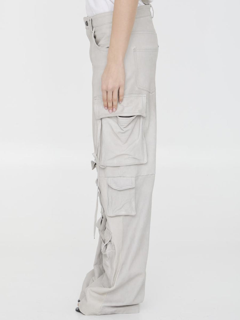 Leather Cargo Pants