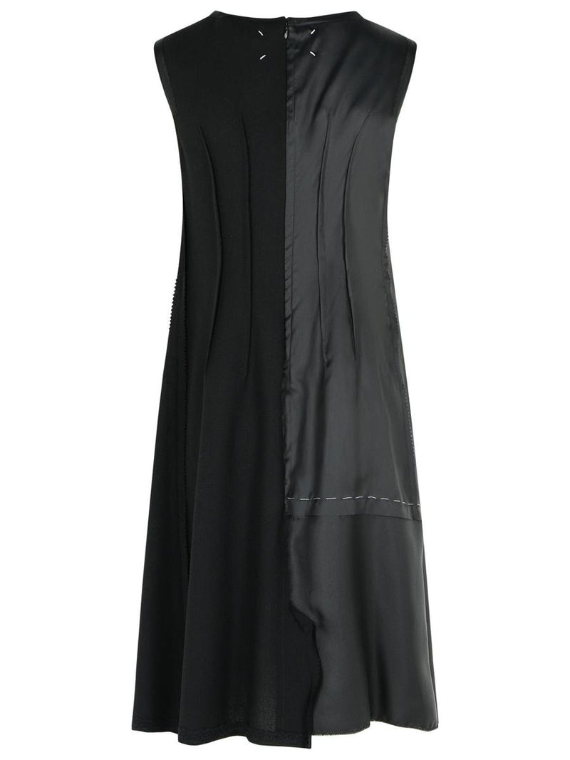 Maison Margiela Black Cupro Blend Dress