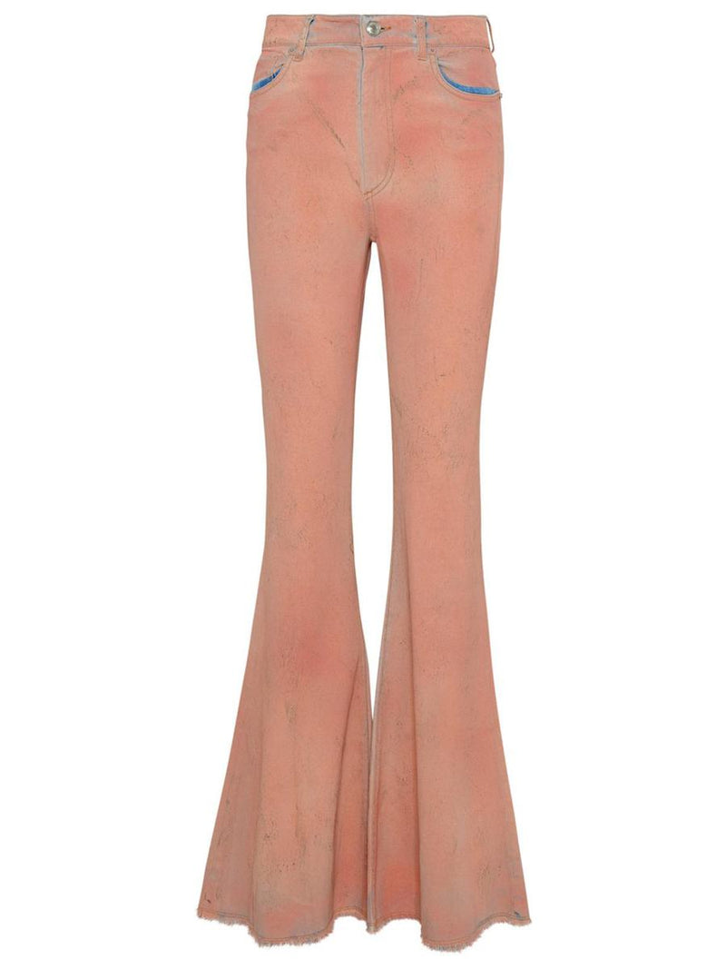 Sportmax Pink Cotton Fedra Jeans