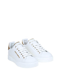 Dolce & Gabbana Sneakers From The Portofino Line In Nappa Leather