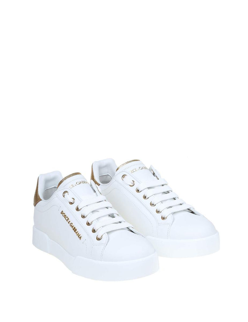 Dolce & Gabbana Sneakers From The Portofino Line In Nappa Leather