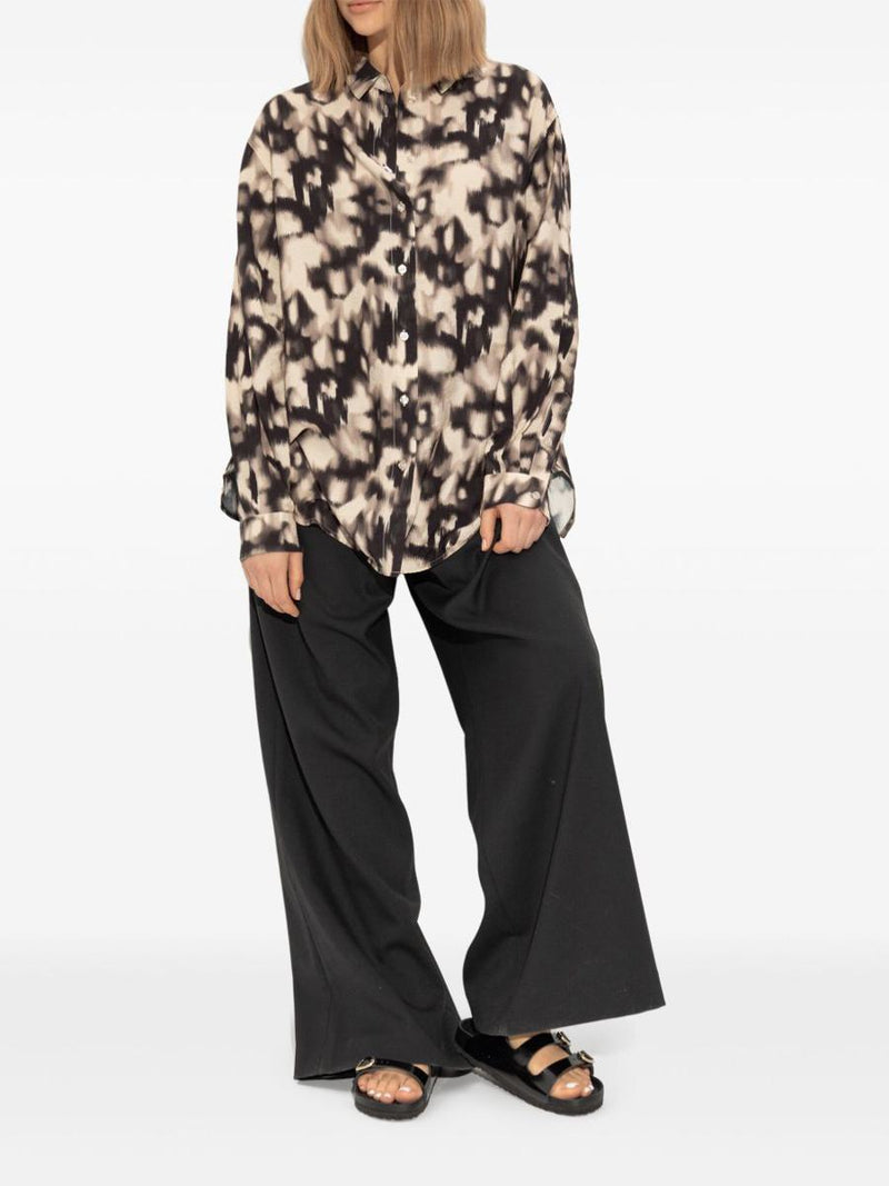 Birkenstock 'Florida' Black Leather Slippers