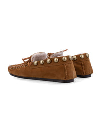 Isabel Marant Fitza Shearling Suede Loafers