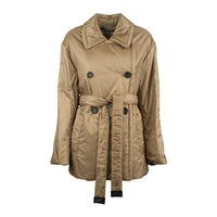 Max Mara Glossy Padded Double-Breasted Trench Coat