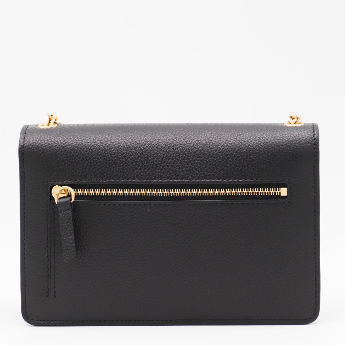 Mulberry Black Leather Small Darley Classic Grain Crossbody Bag