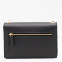 Mulberry Black Leather Small Darley Classic Grain Crossbody Bag
