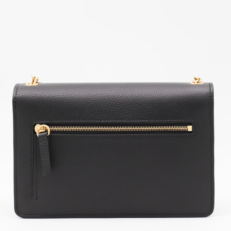 Mulberry Black Leather Small Darley Classic Grain Crossbody Bag