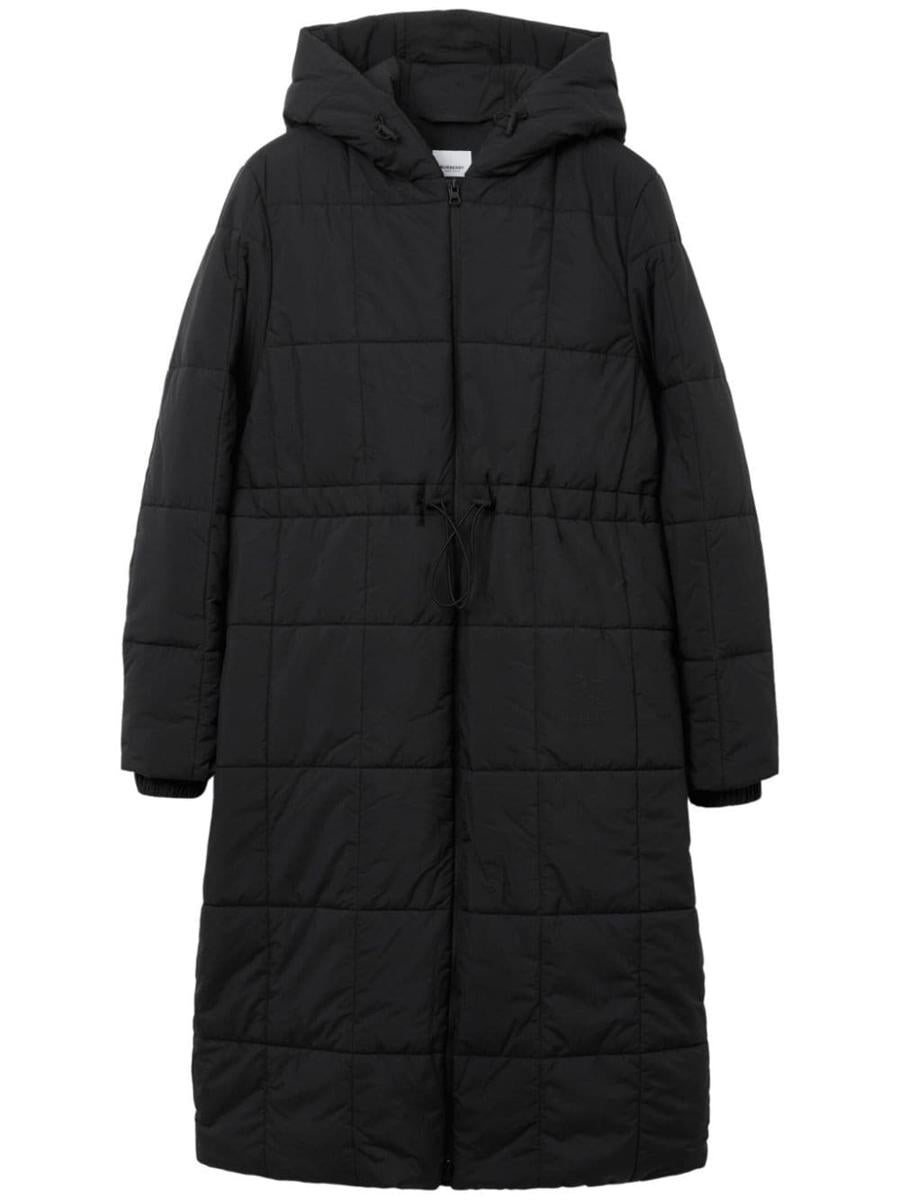 Burberry Quilted Hooded Long-Sleeve Coat