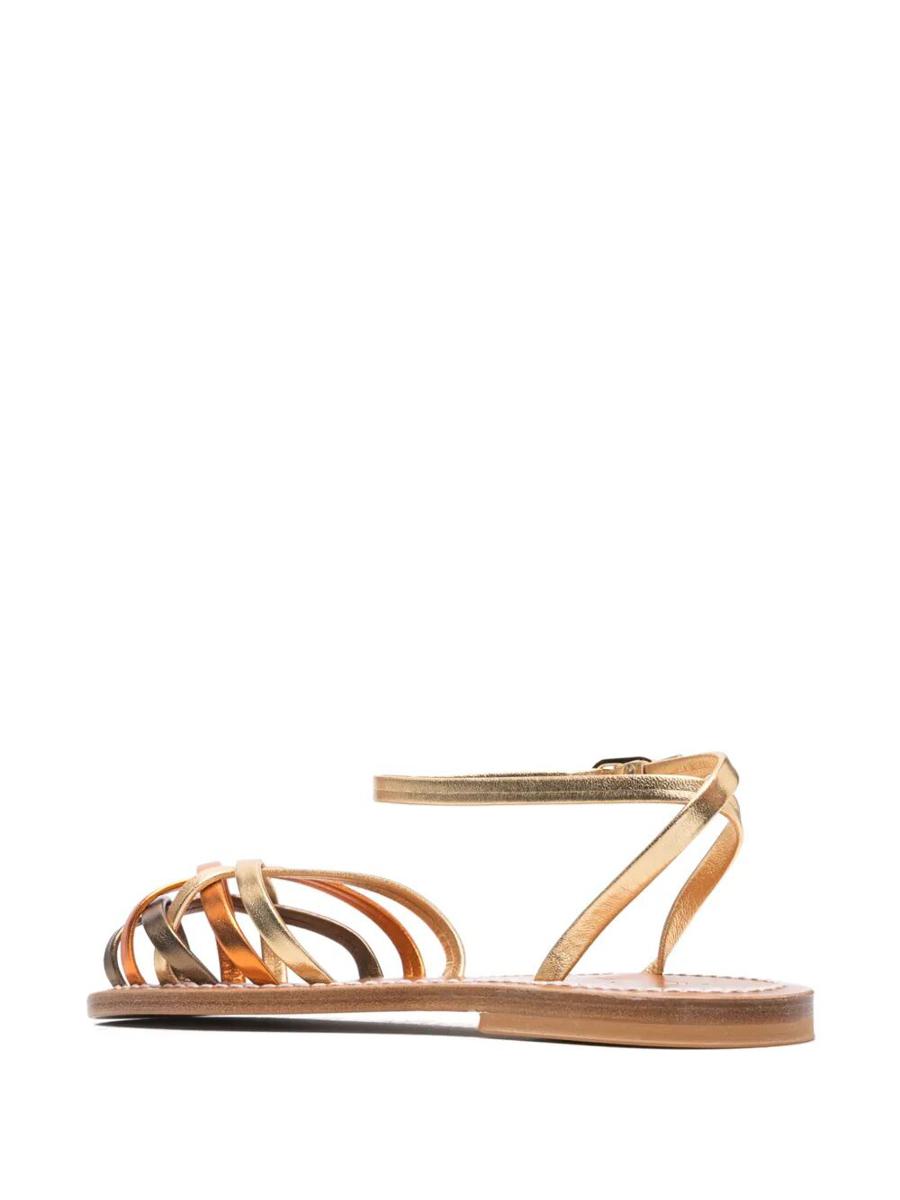 K.Jacques Demetria Metallic Sandals Shoes