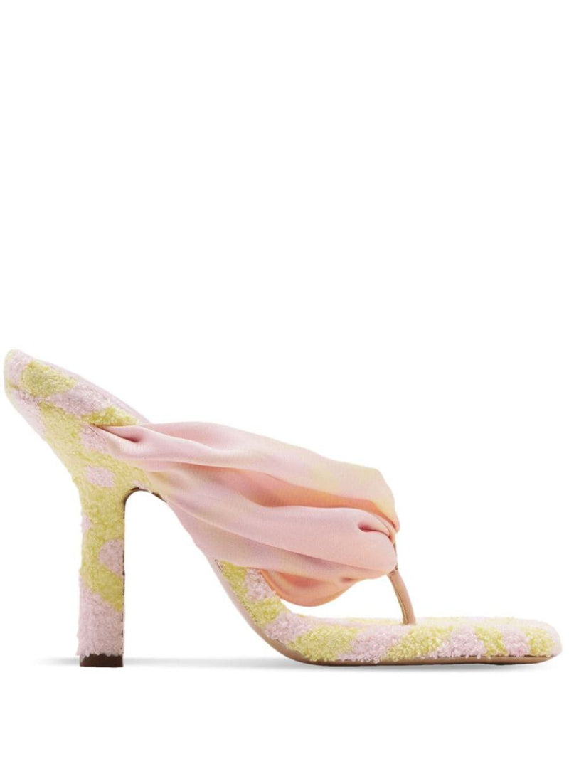 Burberry Pool Check Sandals