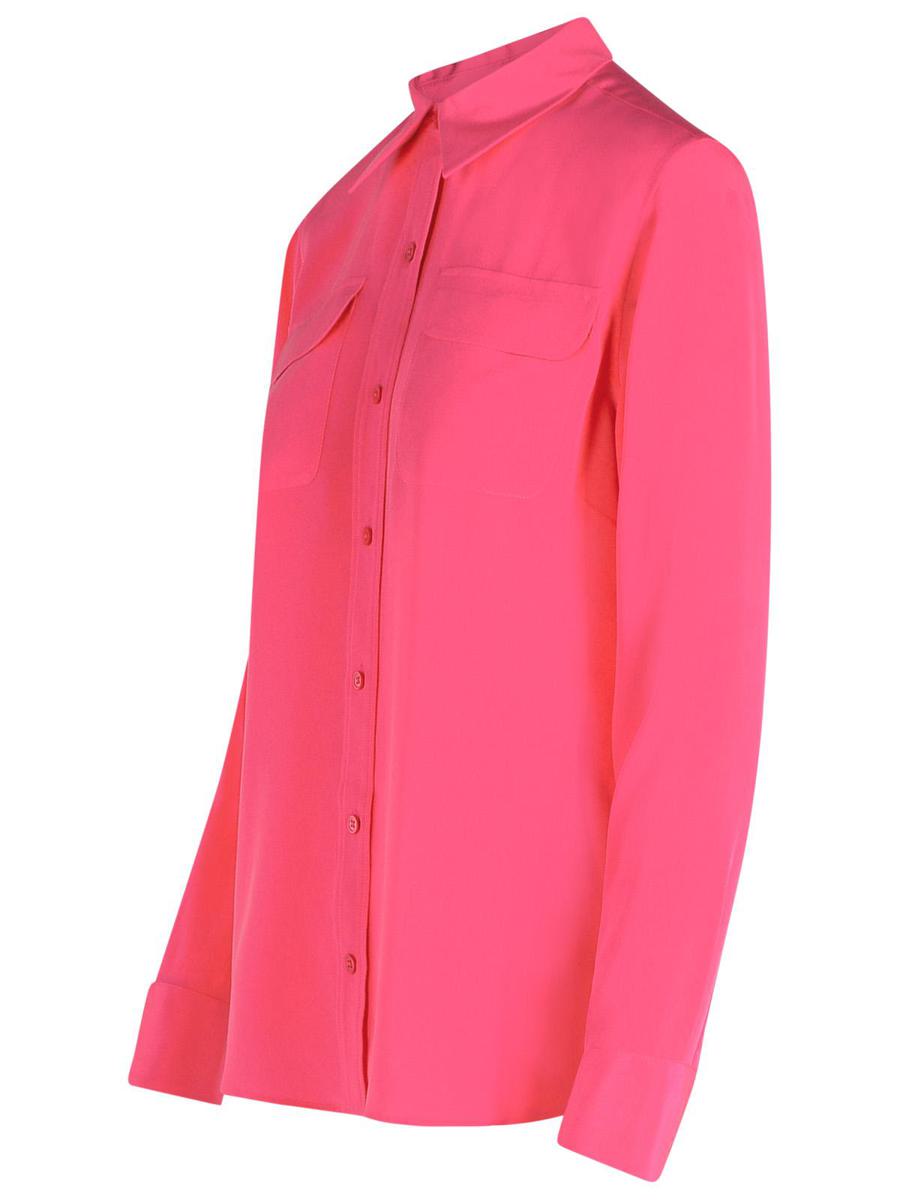 Equipment Pink Silk Shirt