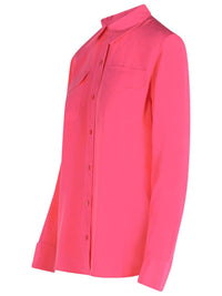 Equipment Pink Silk Shirt