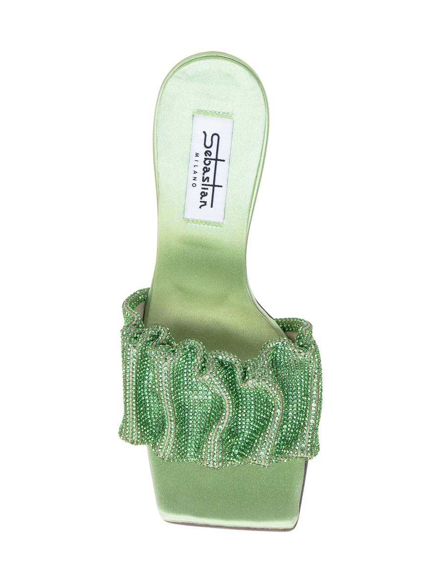 Sebastian Sandalwood Mule Cher Crystal