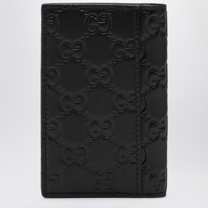 Gucci Gg Emblem Vertical Card Holder