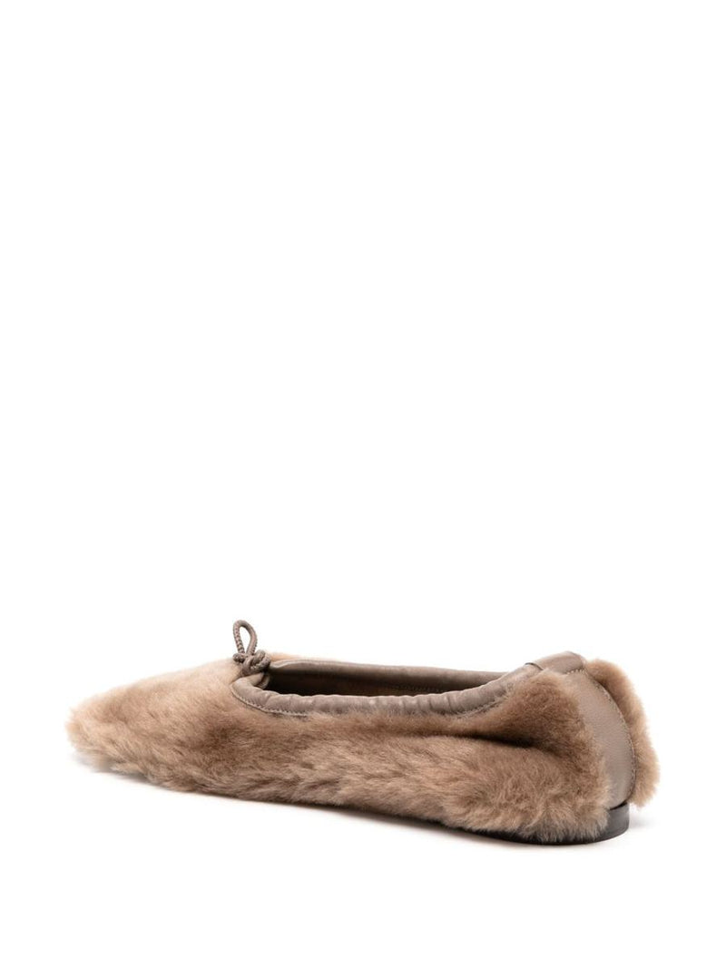 Hereu Puntera Shearling Ballets