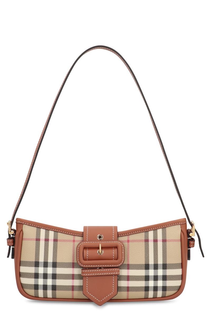Burberry Check Print Shoulder Bag