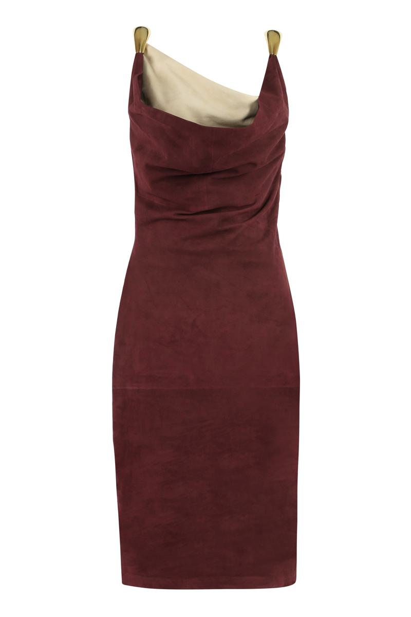 Bottega Veneta Suede Midi-Dress