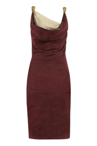 Bottega Veneta Suede Midi-Dress