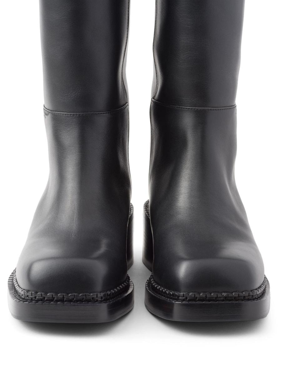 Prada Knee-High 55Mm Leather Boots