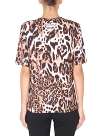 Boutique Moschino Animal Print T-Shirt