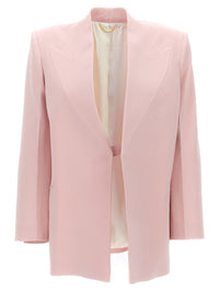 Victoria Beckham Single-Breasted Blazer Jacket