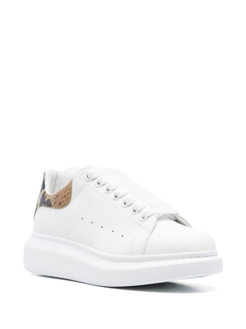 Alexander McQueen ''Oversize' Sneakers With Python Print Heel