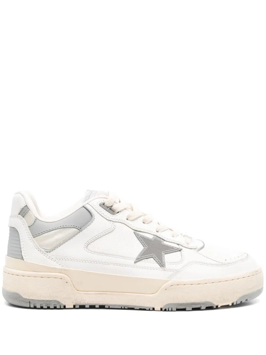 Golden Goose "Forty Two" Leather Upper Toe Heel And Spur Rubber Star Sneakers Shoes