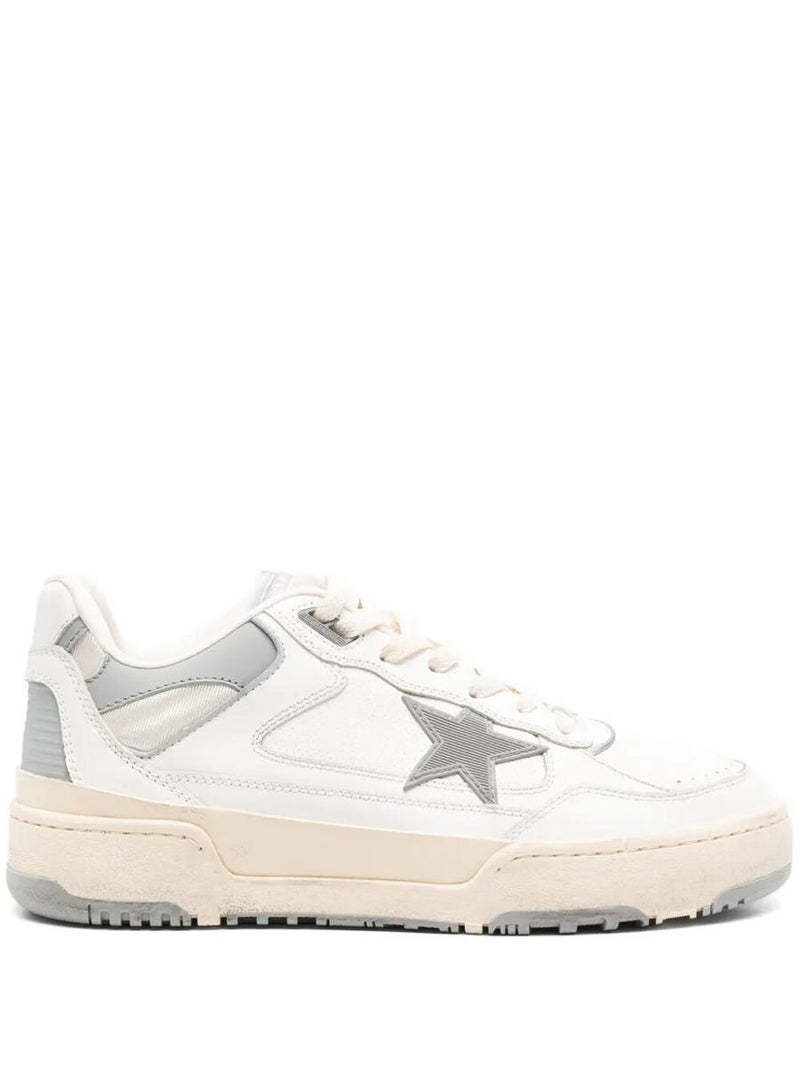 Golden Goose "Forty Two" Leather Upper Toe Heel And Spur Rubber Star Sneakers Shoes