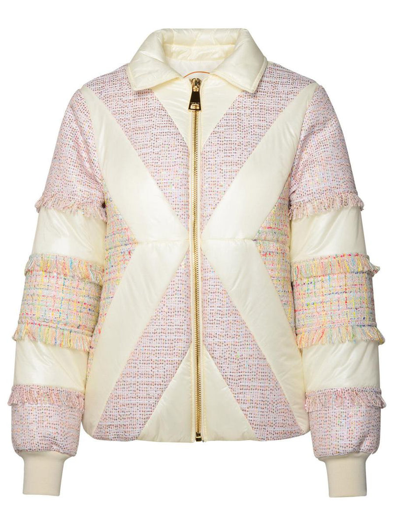 Khrisjoy 'Matt&Glossy' Multicolour Cotton Blend Down Jacket