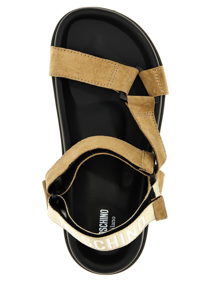 Moschino Suede Sandals