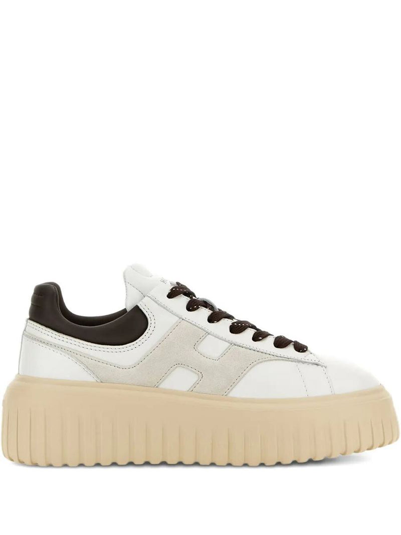 Hogan H-Stripes Nappa Leather Sneakers Shoes