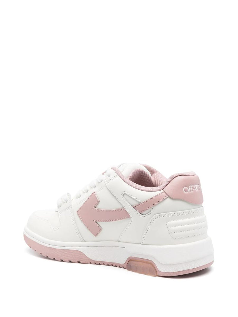 Off-White Out Of Office Calf Leather White - Pink