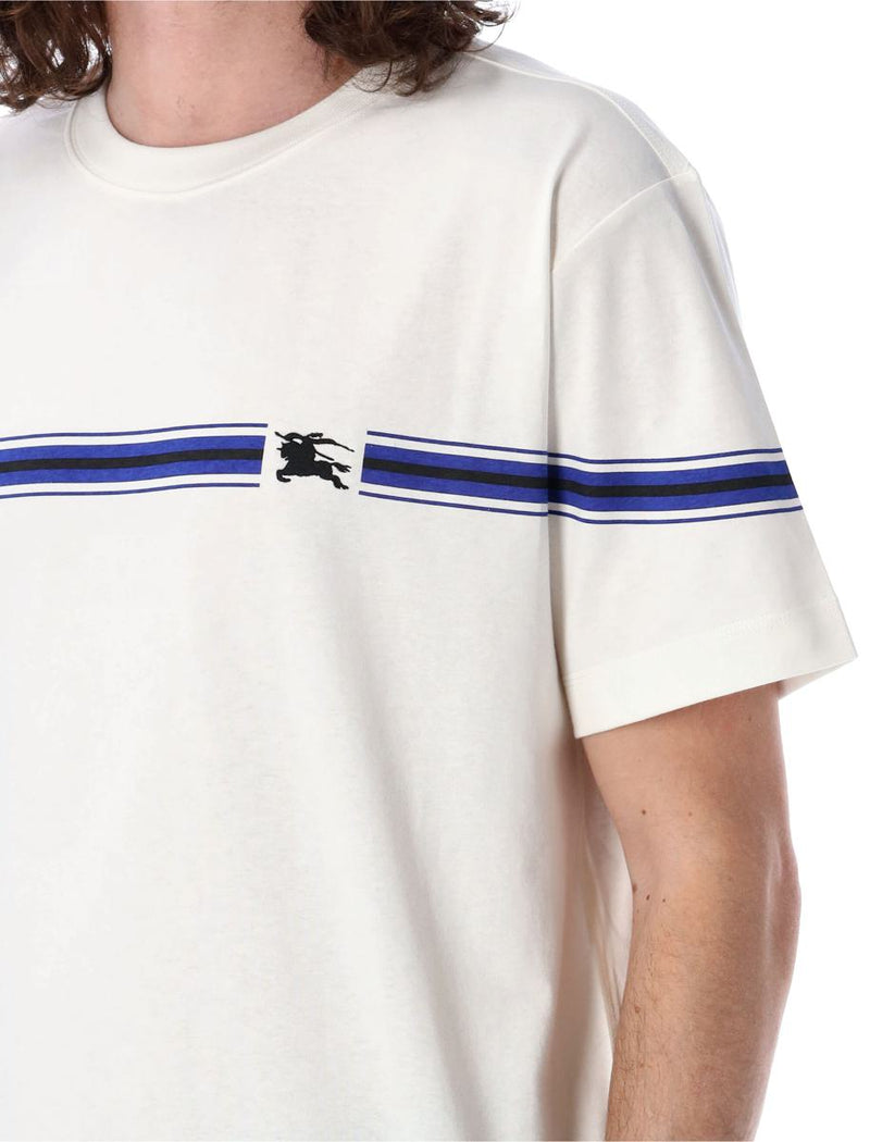 Burberry Striped Cotton T-Shirt