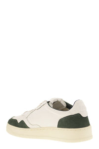 Autry Medalist Low - Leather And Suede Sneakers
