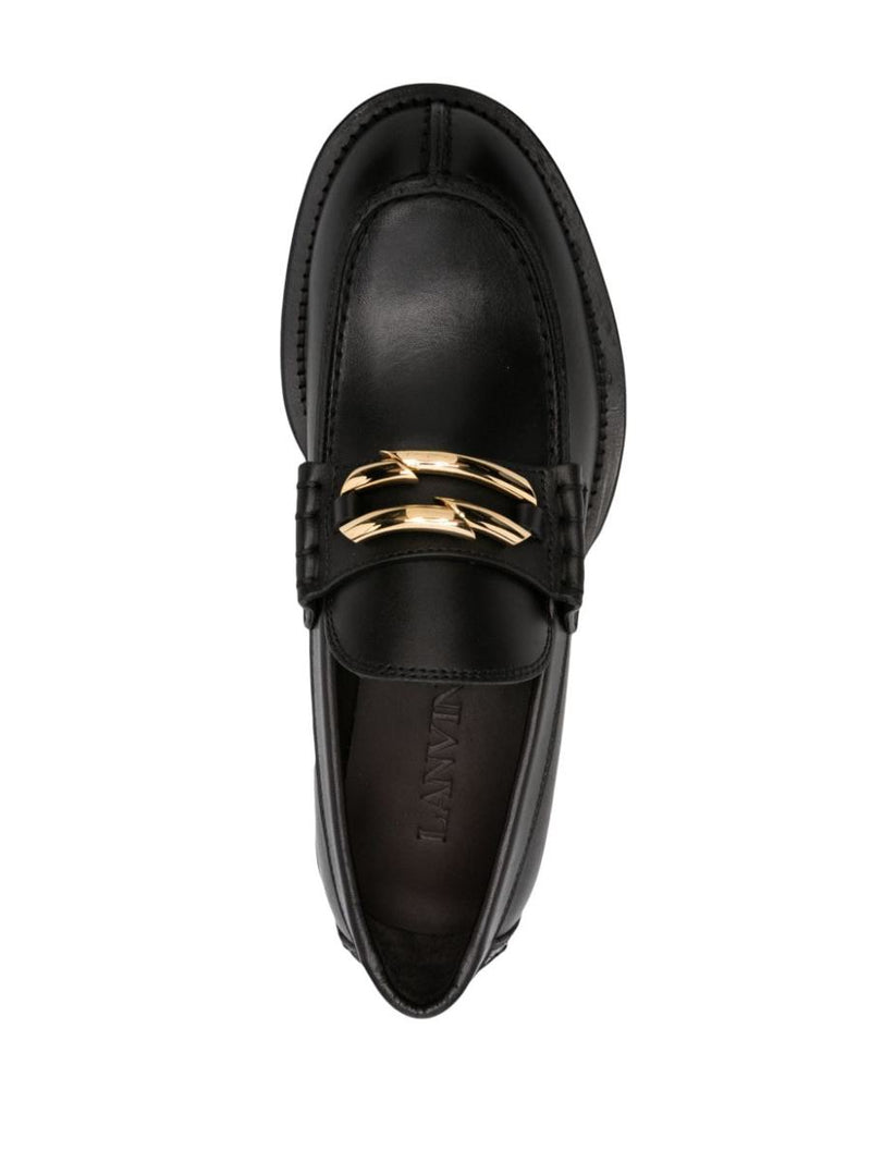 Lanvin Medley Leather Loafers