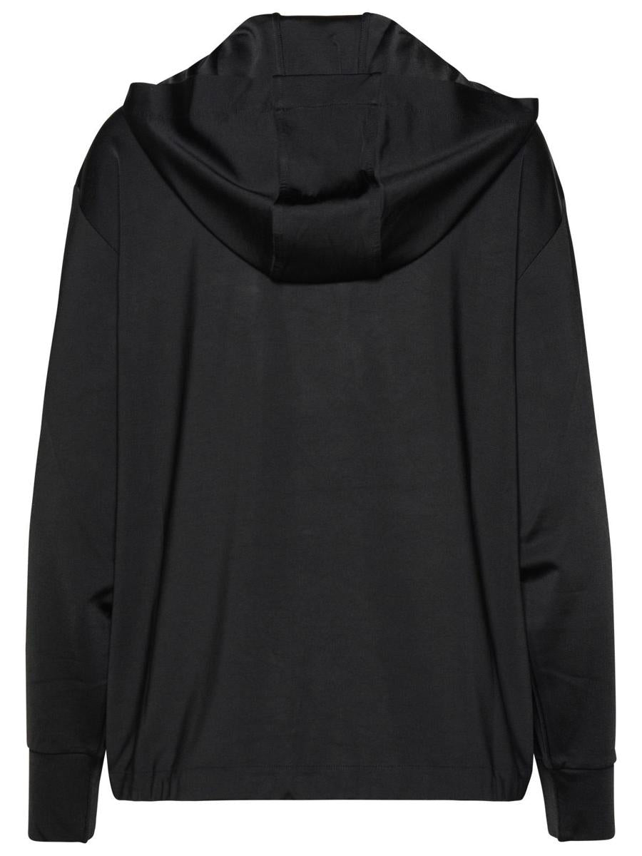 Moncler Black Viscose Hoodie