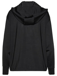Moncler Black Viscose Hoodie