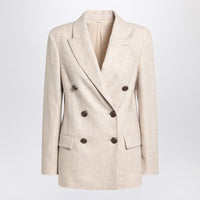 Brunello Cucinelli Double-Breasted Jacket In And