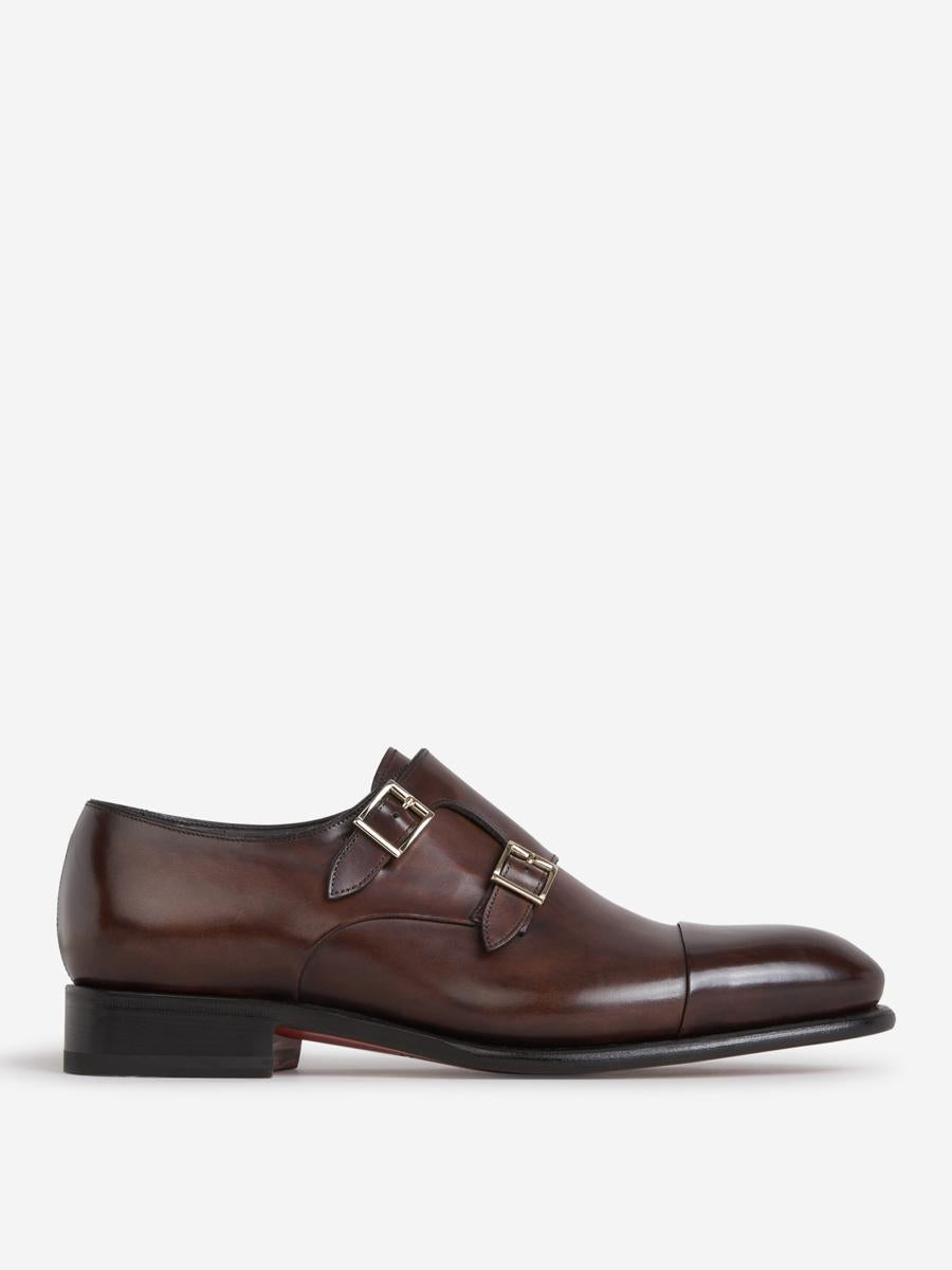 Santoni Double Buckle Shoes