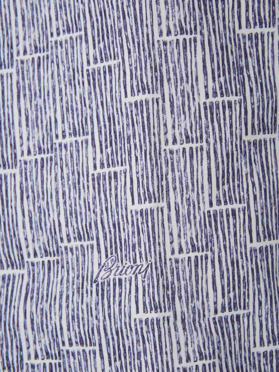 Brioni Printed Cotton Shirt